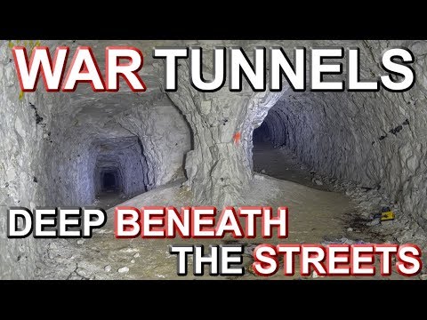 Youtube: Hidden War Tunnels Deep Beneath the Streets – 60,000 Person Capacity Tunnels
