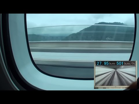 Youtube: 2015年6月12日　JR東海リニア中央新幹線　500km/h試乗会 　Central Japan Railway Maglev traveling at 311mph in Japan