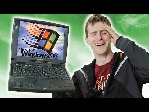 Youtube: Gaming on a 25 YEAR OLD Laptop!!