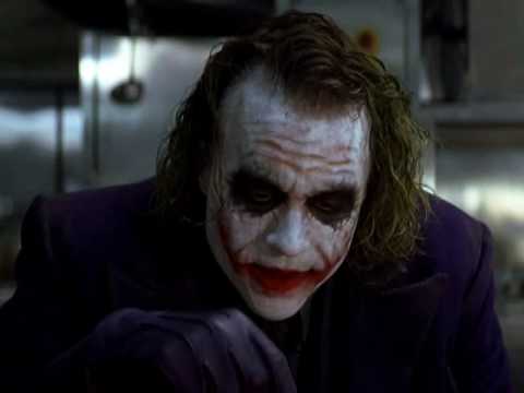 Youtube: The  Joker Pencil Trick &Mob Scene