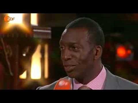 Youtube: Michael Johnson being interviewed in beijing about doping on ZDF Television part2