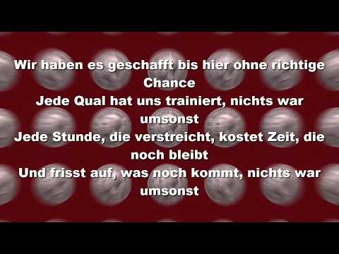 Youtube: Prinz Pi - Nichts war umsonst (Official lyrics)