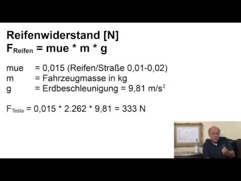 Youtube: Der Wirkungsgrad von Tesla Model S und  VW Passat B7 - Eine Vorlesung