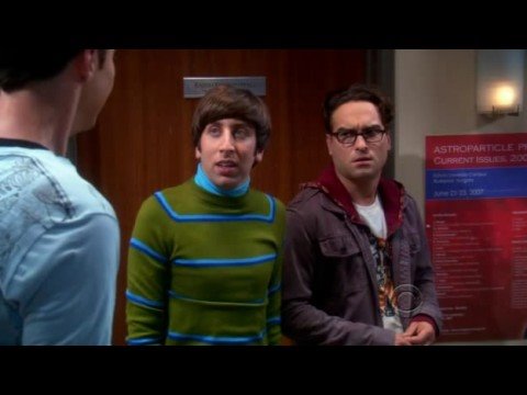 Youtube: The Big Bang Theory S02E04 - Sheldon Smiling
