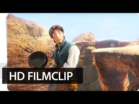 Youtube: RAPUNZEL - Filmclip: Kampf mit der Bratpfanne | Disney HD