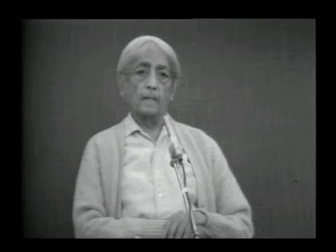 Youtube: How does observation reduce the strength and power of emotions and attachments? | J. Krishnamurti