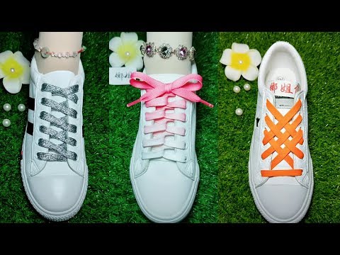 Youtube: 23 Style LACE SHOES  Life Hack Creative WAYS How To Tie Your Shoe Laces with No Bow LaceShoes #6