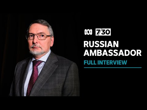 Youtube: Russia's ambassador to Australia accuses International Criminal Court of bias | 7.30
