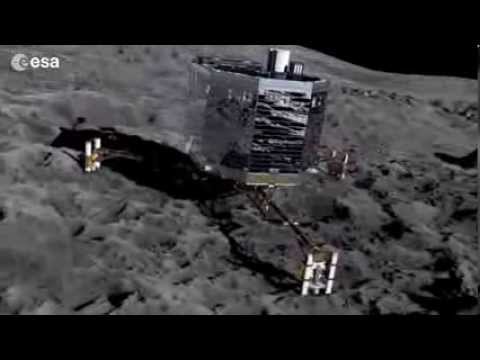 Youtube: Rosetta Spacecraft and Philea Lander