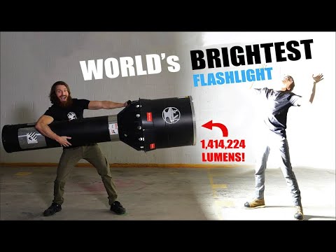 Youtube: World's BRIGHTEST Flashlight?