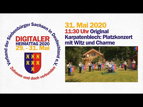 Youtube: Original KARPATENBLECH: Platzkonzert mit Witz und Charme | Digitaler Heimattag 2020