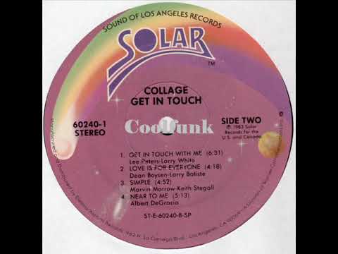 Youtube: Collage - Get In Touch With Me (1983)