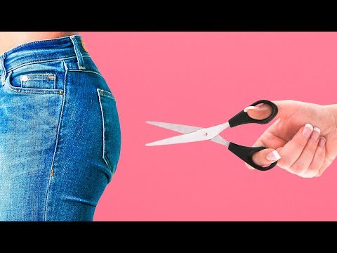 Youtube: 25 COOL JEANS HACKS