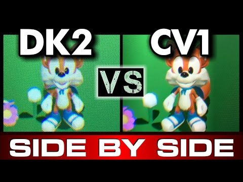 Youtube: Oculus Rift DK2 CV1 Side By Side Lens View
