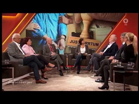 Youtube: Maischberger | 05.05.2015 | Tatort Gerichtsaal: Wie unberechenbar ist unsere Justiz? [HD]