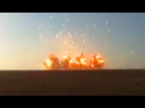 Youtube: Massive Explosion Shockwave Hits Camera