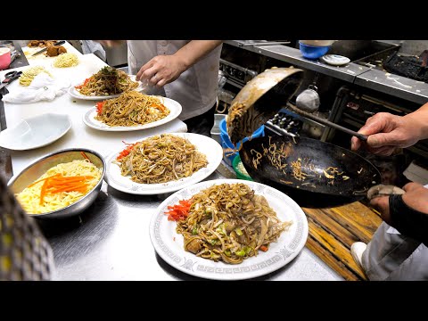 Youtube: 【神戸市中央区】驚異的な超絶焼きそばラッシュ！常連が殺到する大衆町中華職人の鮮やかな鍋さばき | Amazing Wok Skills in Japan