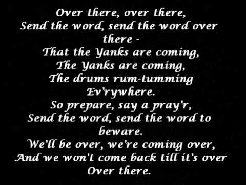 Youtube: over there with lyrics