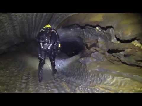 Youtube: Bjurälven 2015 - "The Secret" - Air filled cave tunnel