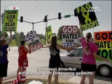 Youtube: Westboro Baptisten Kirche teil 1/5