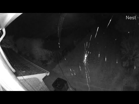 Youtube: Security Camera Captures Spider Web Construction || ViralHog