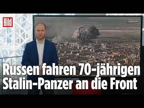 Youtube: Putin wirft Mega-Bombe auf Zentrum von Frontstadt | BILD-Lagezentrum