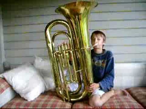 Youtube: iron man on the tuba