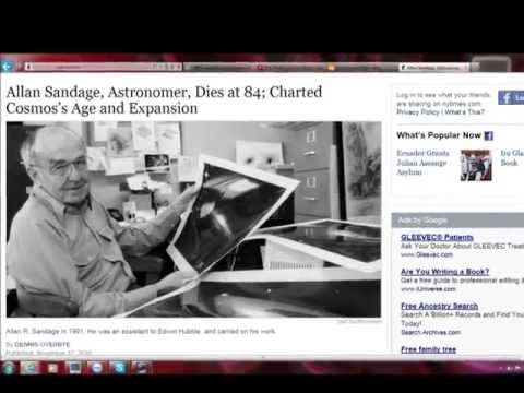 Youtube: ASTRONOMER TEAMS DIES - COINCIDENCES !??