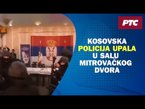 Youtube: Upad kosovske policije u salu Mitrovačkog dvora