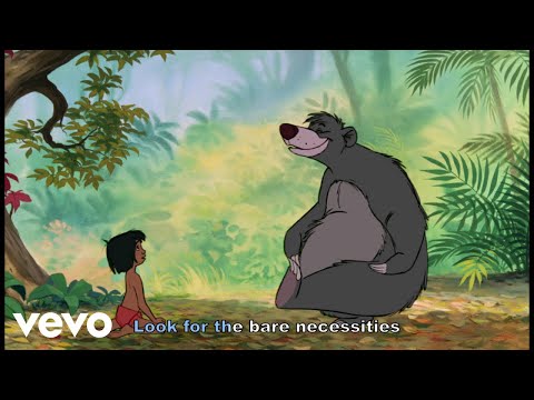 Youtube: Phil Harris, Bruce Reitherman - The Bare Necessities (From "The Jungle Book"/Sing-Along)