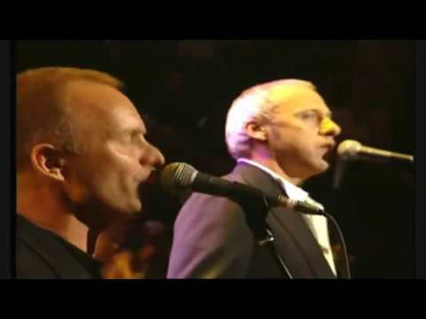 Youtube: Mark Knopfler, Eric Clapton, Sting & Phil Collins - Money for Nothing Live