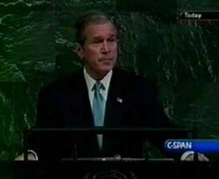 Youtube: Bush Addresses the U.N. - tells the world no 911 discussions