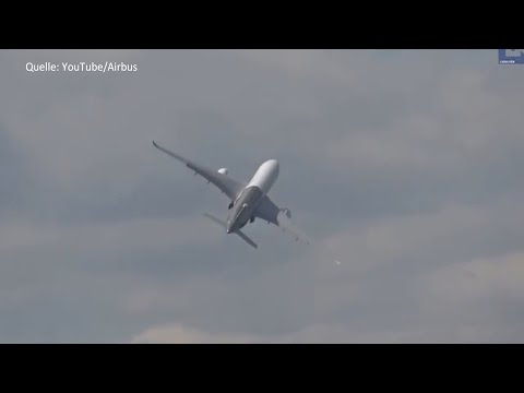 Youtube: Spektkuläres Manöver: Airbus legt Senkrechtstart hin