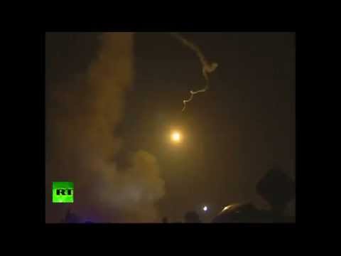 Youtube: RAW: Iron Dome intercepts rocket over Israeli wedding