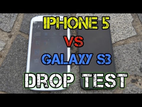 Youtube: iPhone 5 vs Samsung Galaxy S3 Drop Test