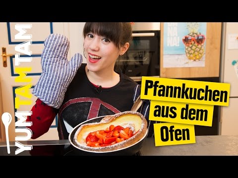 Youtube: Ofenpfannkuchen mit Erdbeeren // Dutch Baby // #yumtamtam