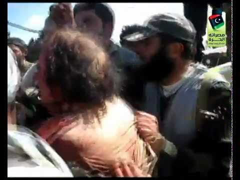 Youtube: Last moments of Gaddafi (high quality)