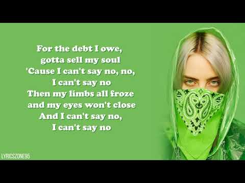 Youtube: Billie Eilish - bury a friend (Lyrics)