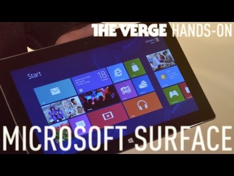 Youtube: Microsoft Surface: a closer look