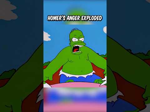 Youtube: Homer's anger exploded