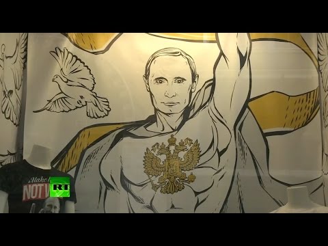Youtube: В Нью-Йорке открылся магазин футболок с изображением Путина