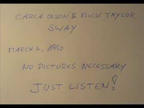 Youtube: Carla Olson & Mick Taylor - Sway