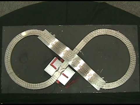 Youtube: Superconducting Magnetic Levitation (MagLev) on a Magnetic Track