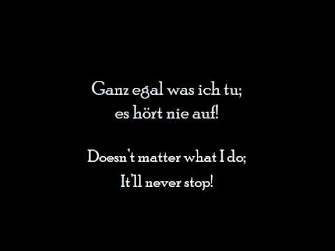 Youtube: Schweissers 'Es hört nie auf' (English Lyrics)