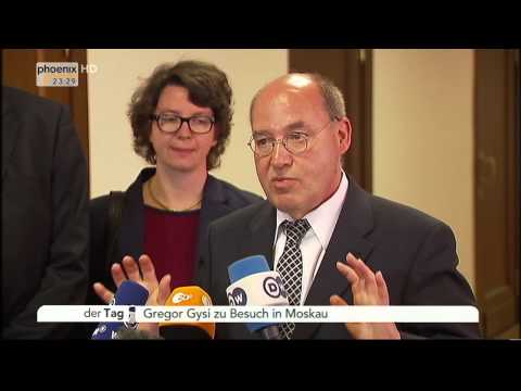 Youtube: Ukraine-Krise: Statement von Gregor Gysi (Linke) nach Besuch in Moskau am 12.05.2014