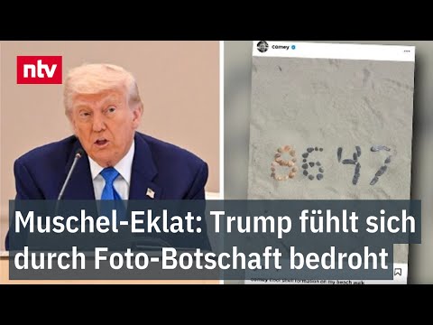 Youtube: Trump fühlt sich durch Foto-Botschaft bedroht - Muschel-Eklat um Ex-FBI-Chef