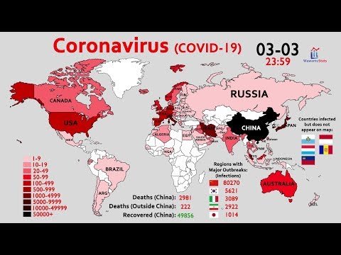 Youtube: (2020.1-2020.3) Map Timelapse of the Coronavirus