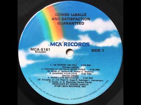 Youtube: Denise La Salle-I'm trippin' on you 1981