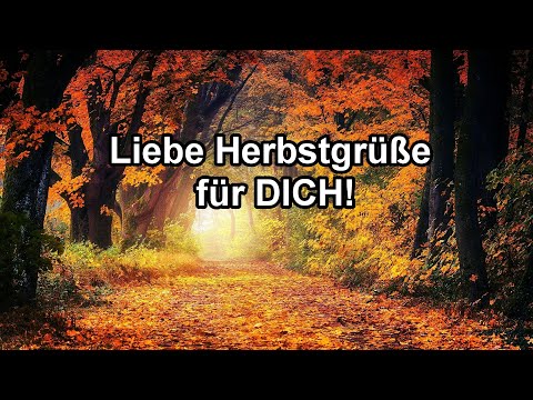 Youtube: Herbstgrüße für dich – Herbst Gruß Video zum Teilen und Versenden per WhatsApp & Messenger 🍂🍁☀️
