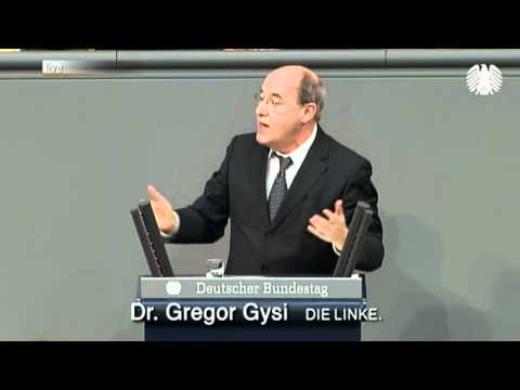Youtube: Gregor Gysi: DIE LINKE schlägt Beendigung des Afghanistankrieges durch Deutschland vor